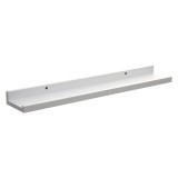 Raft perete 5Five Fixy pentru rame foto, MDF, 58x10x4 cm, alb Household NewTrend