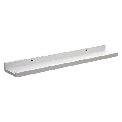 Raft perete 5Five Fixy pentru rame foto, MDF, 58x10x4 cm, alb Household NewTrend foto