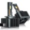 Set de 2 becuri conversie hid-led, D3S, 120W/Pereche, 12.000 lm, Canbus, Miez Cupru, Radiator Alumin