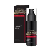 Crema CC SPF 10 H3 Derma+ Premium Care, 30 ml, Gerovital, Farmec