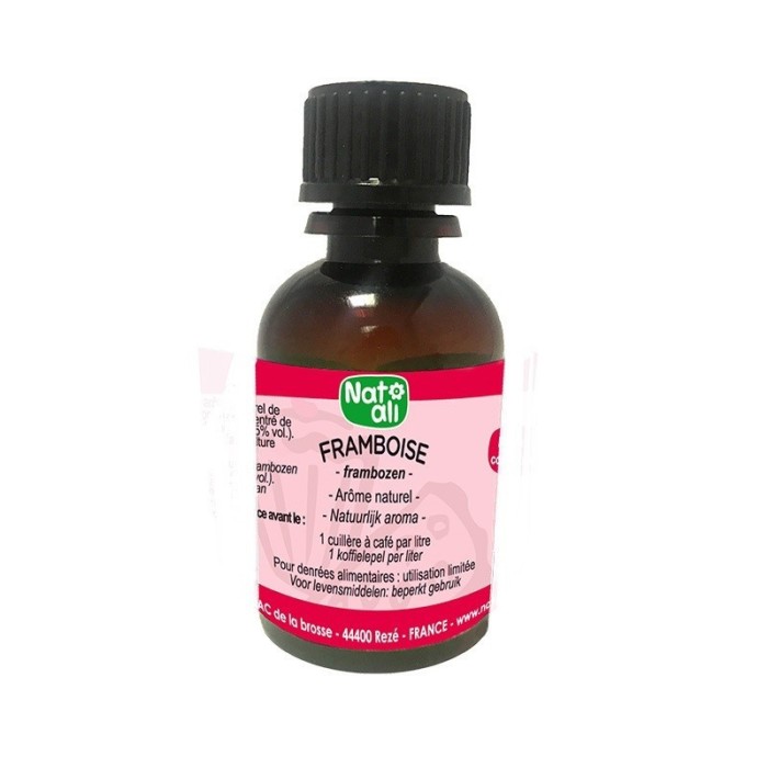 Aroma naturala de zmeura, bio, 30ml, Nat-ali