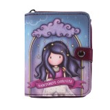 Portofel mic din piele Santoro Gorjuss indiferent de vreme - Little Storm Cloud, 10 x 13 x 3,5 cm