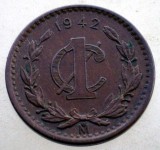 B.590 MEXIC 1 CENTAVO 1942