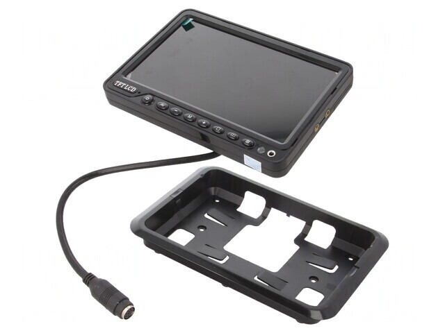 Afișaj TFT 7 inch 800x480 Negru 12VDC