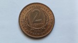 Statele Est-Caraibiene -Caribbean Territories -2 cents 1965, America Centrala si de Sud