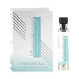 Mostră parfum cu feromoni PHEROSTRONG Just For Women, pentru femei, note de zambilă, iasomie și ambră, 1 ml