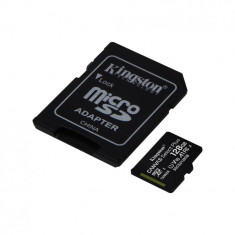 Card de Memorie MicroSD Kingston Canvas GO Plus, 128GB, Adaptor SD, Class 10 foto