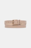 Answear.LAB curea de piele culoarea roz