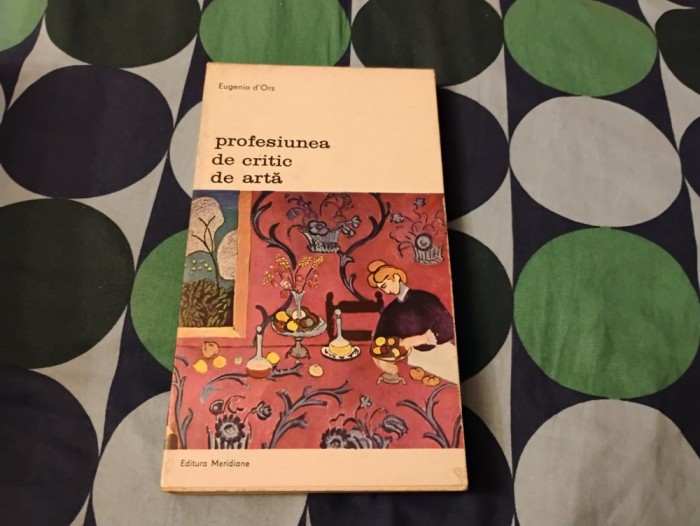 Profesiunea de critic de artă
