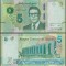 !!! TUNISIA - 5 DINARI 2022 - P NEW - UNC / FEREASTRA CU IMAGINE 3D