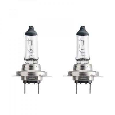 Pachet 2 Becuri Far H7 55W 12V Vision Philips (Blister) foto