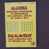 I. D. Ion - Algebra. Rezolvarea exercitiilor si problemelor din manualul scolar de clasa a XII-a. Bacalaureat.
