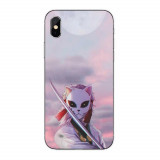 Husa compatibila cu Apple iPhone XS Max Silicon Gel Tpu Model Demon Slayer Sabito