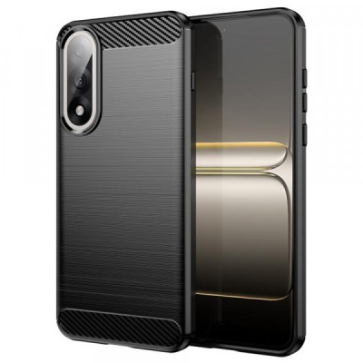 Husa pentru OnePlus Nord 5, Techsuit, Carbon, Neagra foto
