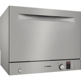 Masina de spalat vase compacta Bosch SKS2ITI00E, 6 programe, 6 seturi, Aqua Sensor, Afisaj electronic, Clasa E