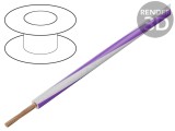 Cablu H05V-K 2,5mm2 PVC Alb-Violet 300V/500V