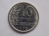 10 CENTAVOS 1976 BRAZILIA-AUNC