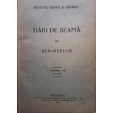 Dari de seama ale sedintelor, vol. VIII