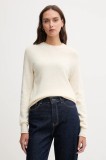 Lacoste pulover de l&acirc;nă culoarea bej, light, AF4160