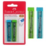 Set Mine Creion Mecanic Faber Castell, 0.7mm, 2B, 2 Bucăți, Multicolor