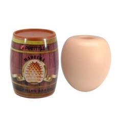 Ou Masturbator Madeira Charming Barrel, TPE, Natural