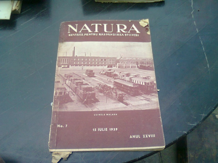 REVISTA NATURA NR.7/1939