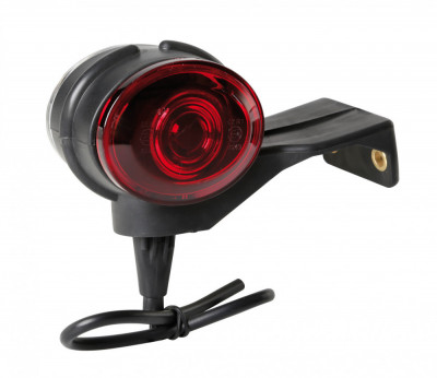 Lampa gabarit camion Ilumia cu prindere L - 2 LED-uri 24V - Alb/Rosu - Stanga Garage AutoRide foto