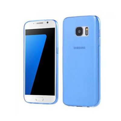 Husa Silicon Samsung Galaxy Alpha g850 Clear Blue Ultra Thin&amp;nbsp; foto