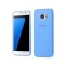 Husa Silicon Samsung Alpha g850 Clear Blue Ultra Thin&nbsp;