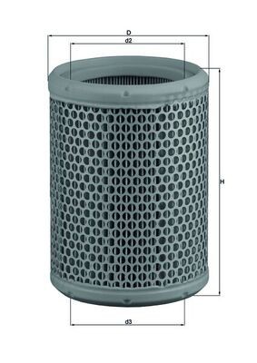 MAHLE LX 130 Filtru aer