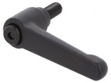 Manetă franceză 20mm, lungime 63mm, corp negru
