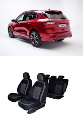 Set Huse scaune dedicate Ford Kuga (2020-2022) husa pentru cotiera foto