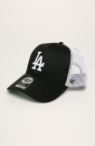 47brand șapcă MLB Los Angeles Dodgers B-BRANS12CTP-BKC, 47 Brand