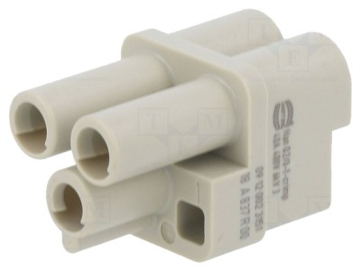 Conector HDC mamă 2P+PE 40A foto