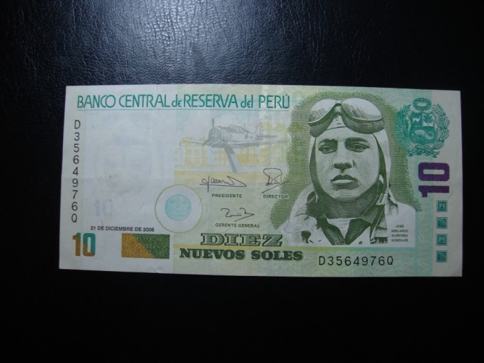 PERU 10 NUEVOS SOLES 2006 SUPERBA