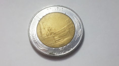 Moneda Italia 500 lire 1984 foto