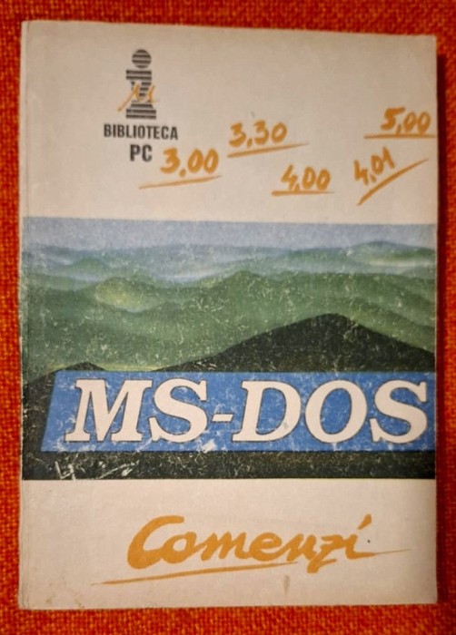 MS-DOS. Sistemul de operare DOS. Comenzi - V. Caprariu, Enyedi, 1992, ISBN 973 95718 0 8