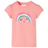 Tricou pentru copii, corai deschis, 140 11118, vidaXL