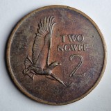 Monedă 2 Ngwee 1968 - Zambia