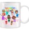 Cana alba personalizata CoComelon, Netflix, INOVATIX&reg;. 330ml