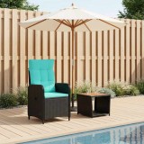 Cumpara ieftin Set de lounge pentru gradina 2 buc. Black and Turquoise