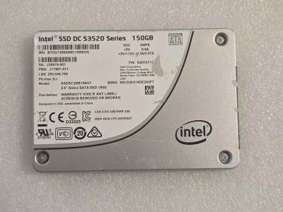 Solid State Drive SSD Intel S3520 Series 150gb SATA 2.5&amp;quot; SSDSC2BB150G7 foto