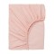 Cearsaf cu elastic, 140 x 200, material bumbac, Roz