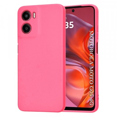 Husa pentru Motorola Moto E15 / G05, Techsuit, SoftFlex, Roz Inchis foto