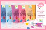 6 culori Sweet de pictat cu mana Djeco