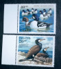 Islanda 1996 rațe, păsări fauna serie 2v neștampilata, Nestampilat