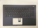 Carcasa cu tastatura Laptop, Asus, ExpertBook L1 L1500, L1500CDA, L1501, L1501CDA, 13N1-DFA0501, 90NX0401-R33UI0, 90NX0401-R33UA1, layout US