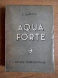 Aquaforte - E. Lovinescu