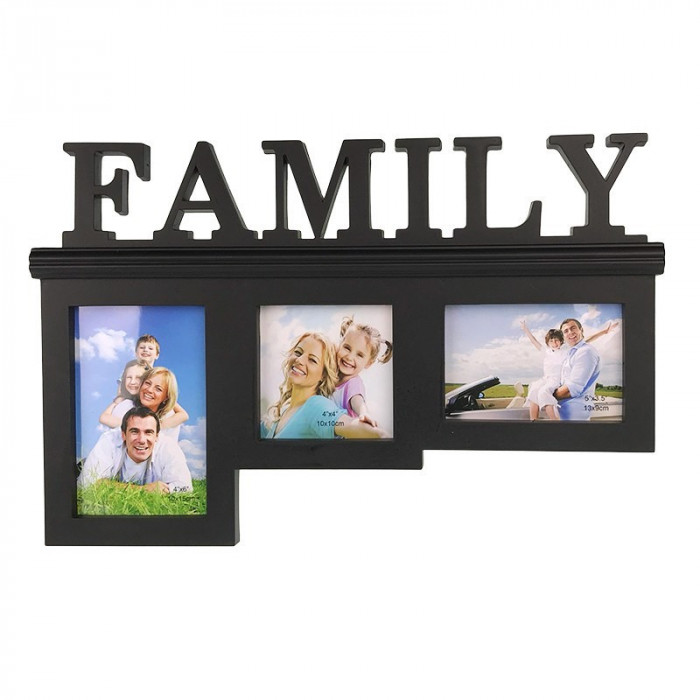 Rama foto Family, 10x15, Negru, 748H-1