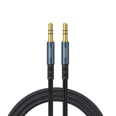 Cablu AUX Audio Stereo Joyroom 3,5 Mm Mini Mufă 1 M Albastru &amp;icirc;nchis (SY-10A1) 6941237106254 foto